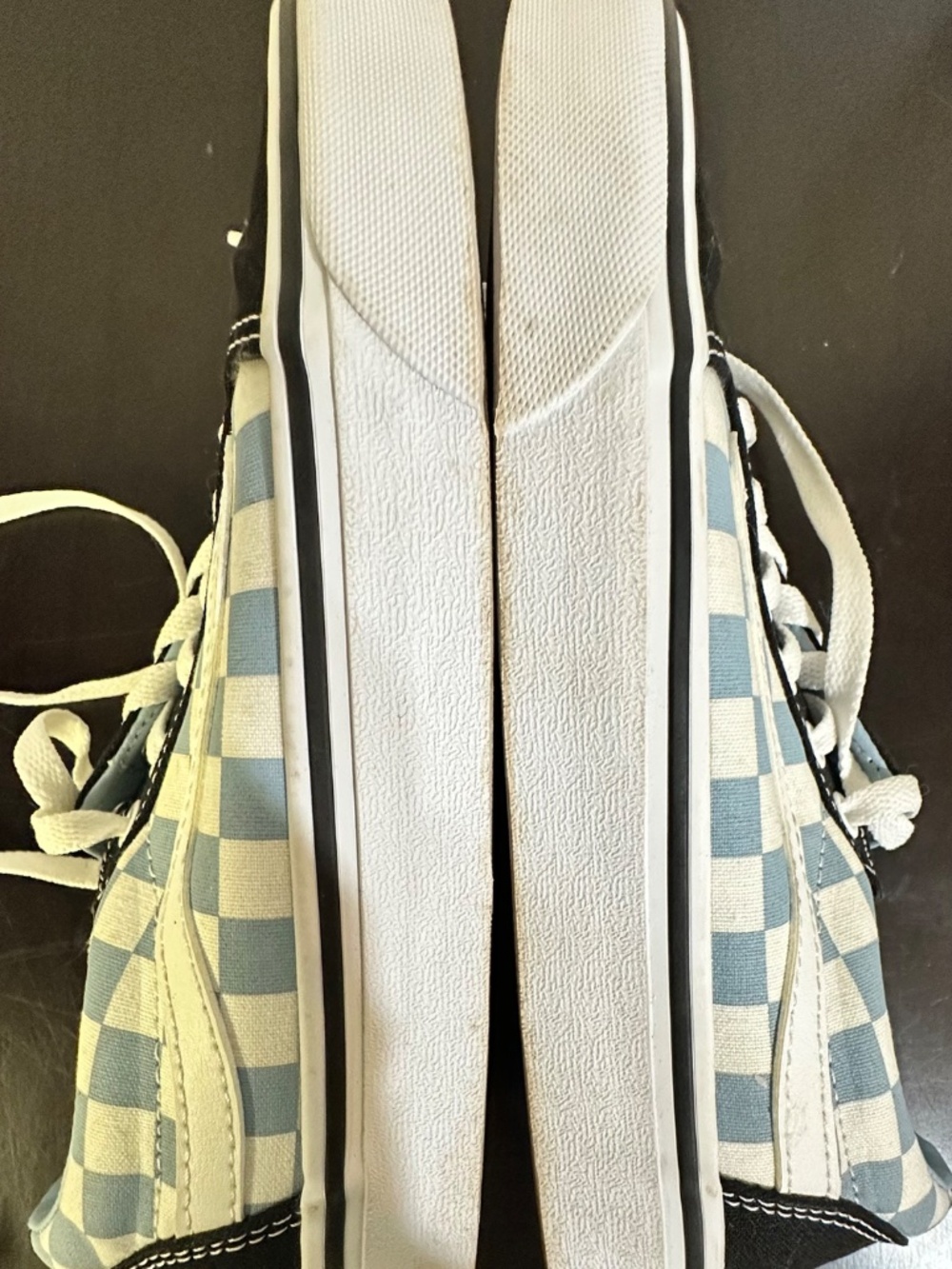 Women’s Vans, Black, Blue, White, Size 6.5 - Picture 4 of 8